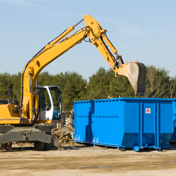 are there any restrictions on where a residential dumpster can be placed in Shelby New York